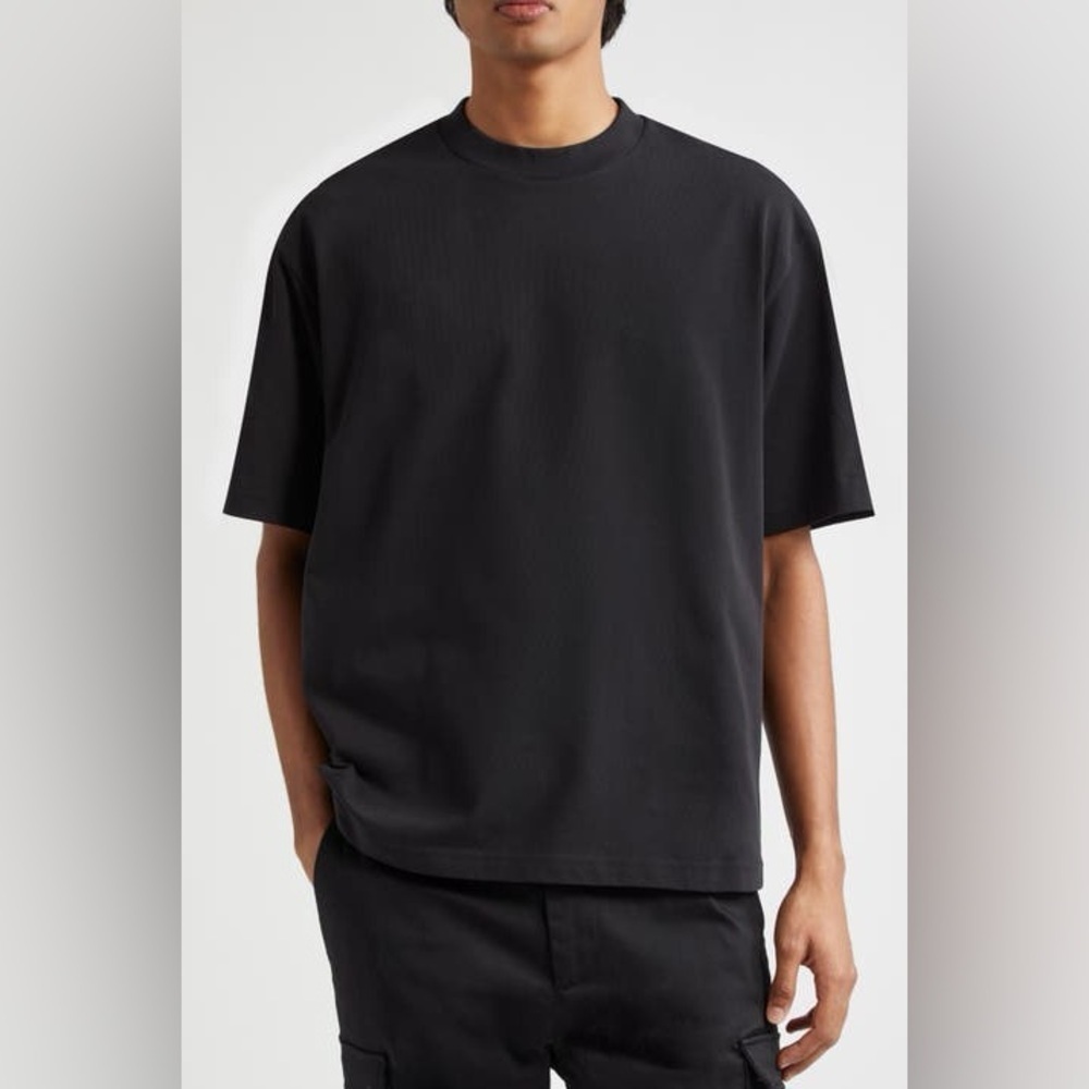 Pronto Uomo Short Sleeve Silk Crewneck Sweater